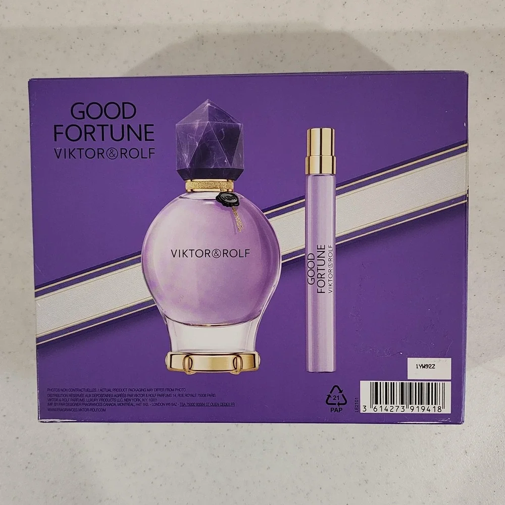 Viktor & Rolf Good Fortune 2 Piece Gift Set New Eau De Parfum Womens Perfume - Picture 2 of 6
